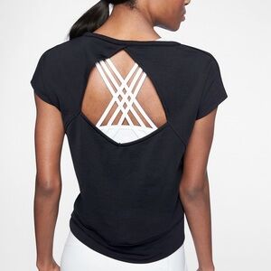 Athleta Open Back Tee